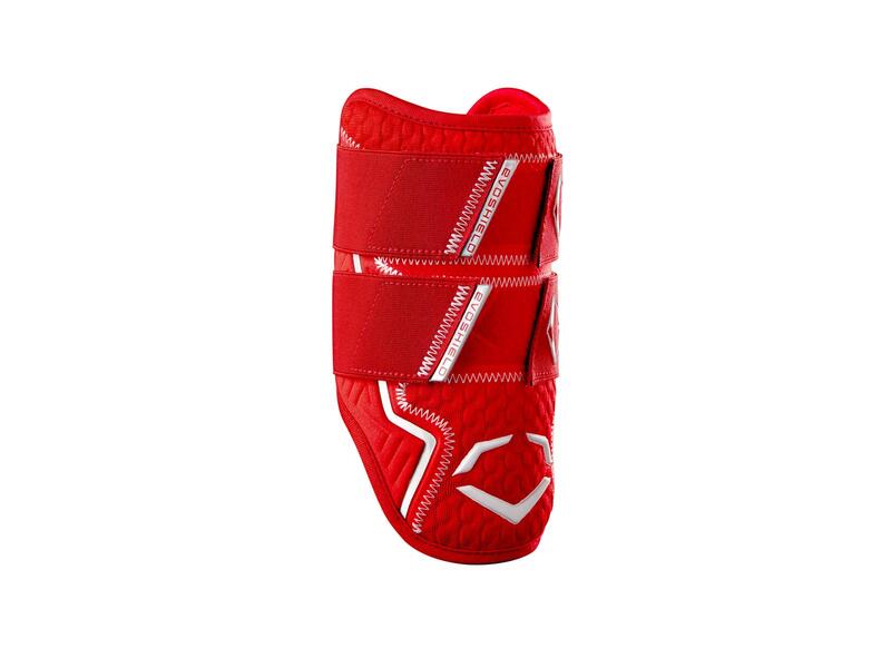 EvoShield Pro-SRZ 2.0 Batter's Double Strap Elbow Guard. Scarlet