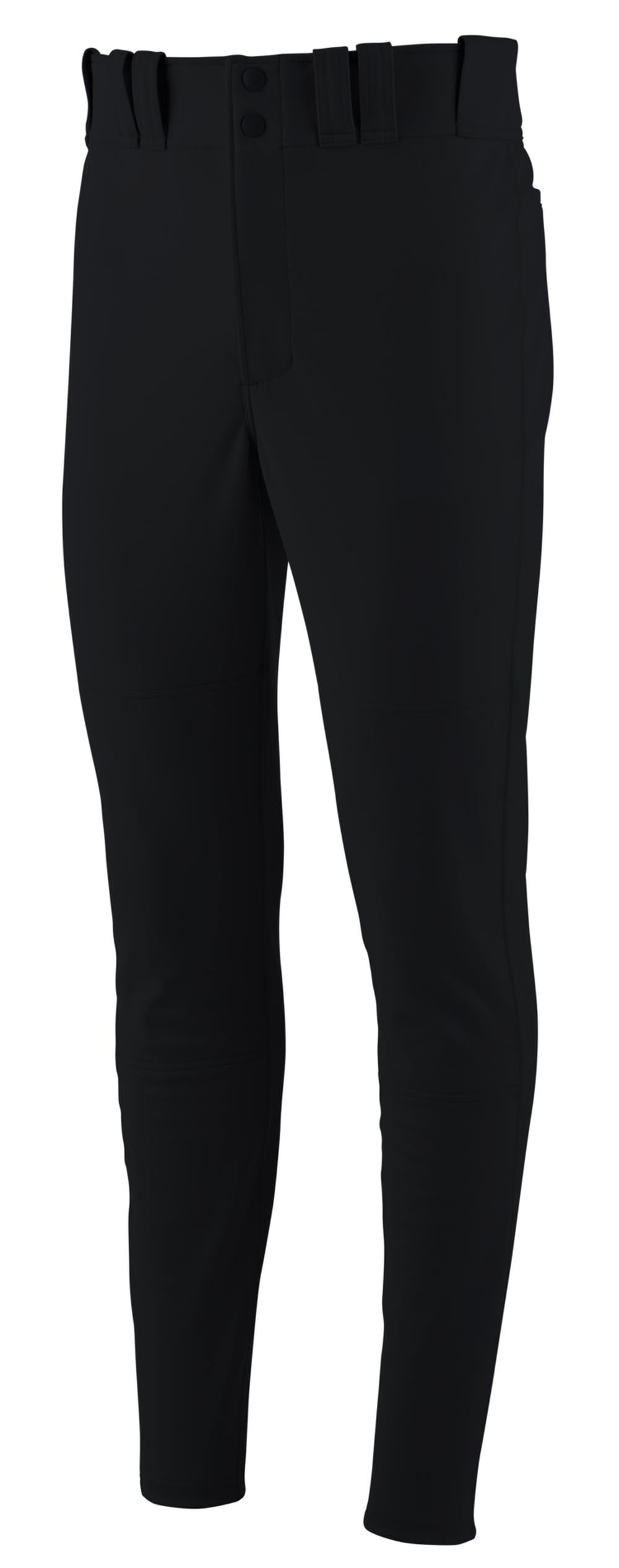 Mizuno Pro Tapered Adult Pant. White, Black, Charcoal, Grey.