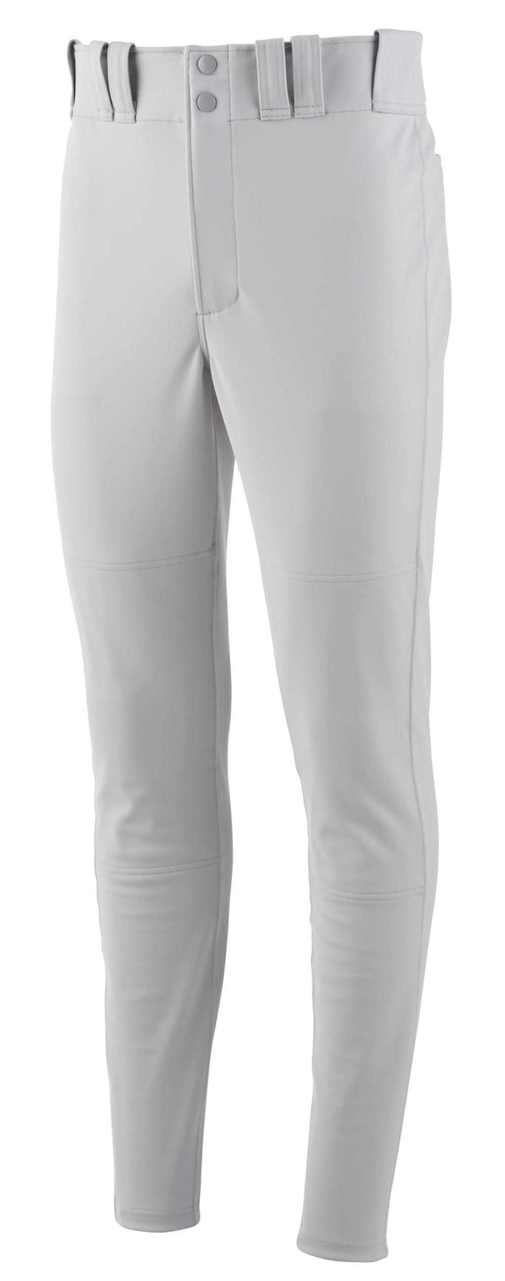 Mizuno Pro Tapered Adult Pant. White, Black, Charcoal, Grey.