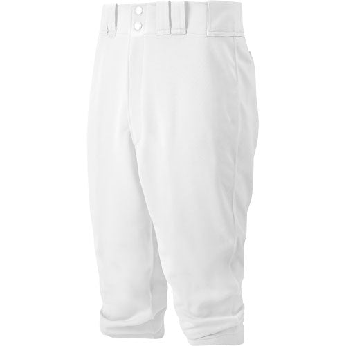 Youth Mizuno Short Pant. White, Grey.