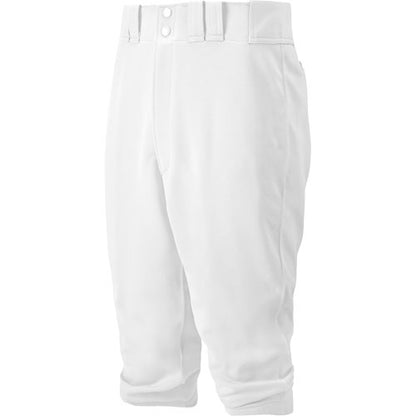 Youth Mizuno Short Pant. White, Grey.